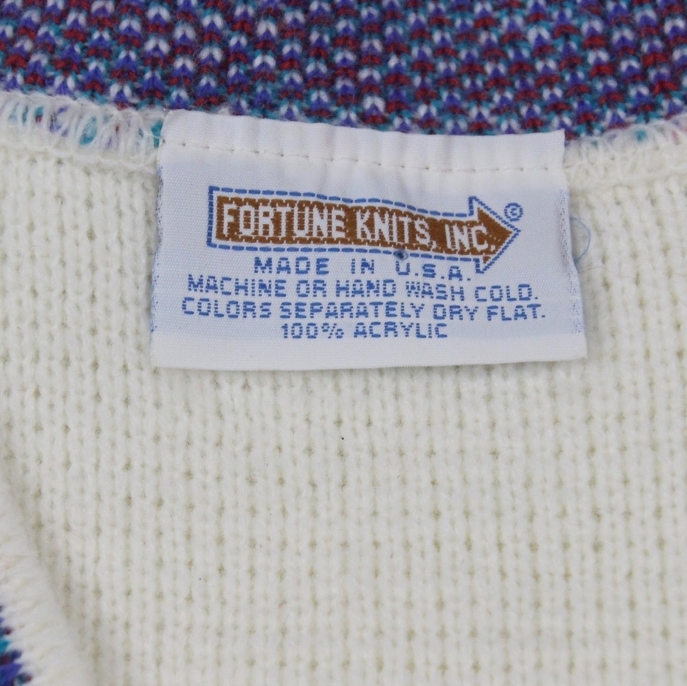 Vintage Fortune Knits Sweater Vest Size L-XL? - Picture 3 of 5